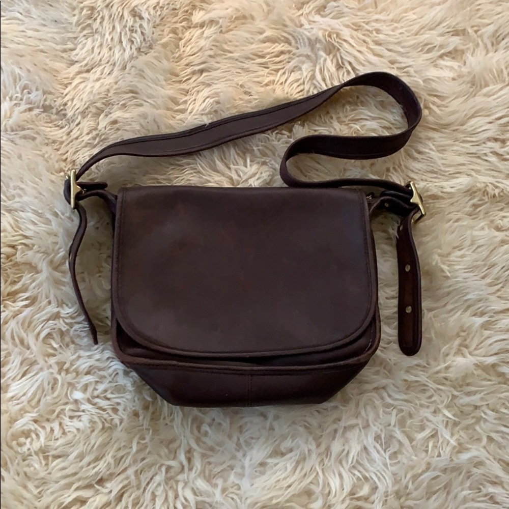 Vintage Coach Patricia Legacy Leather Bag 9951